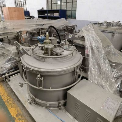 Vertikale manuelle Zentrifuge 450mm des Korb-120L mit Halar-Futter